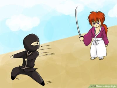 ninja-battle-run-away