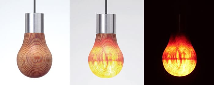 Light-bulb-wooden