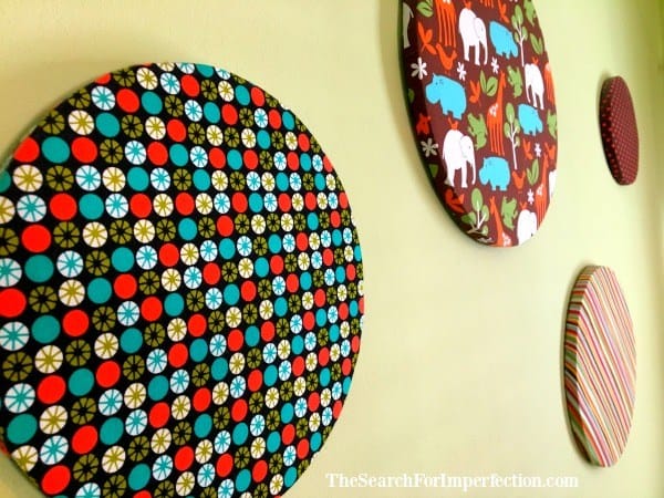 DIY Kids Decor Fabric Circles