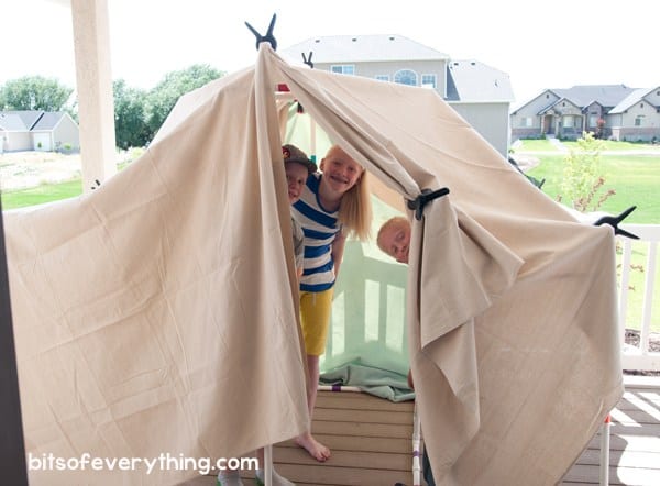 diy kids fort