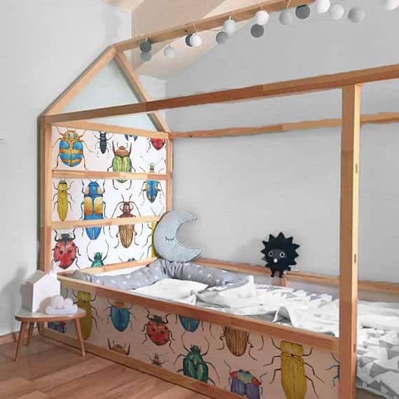 Bugs IKEA kids bed decals
