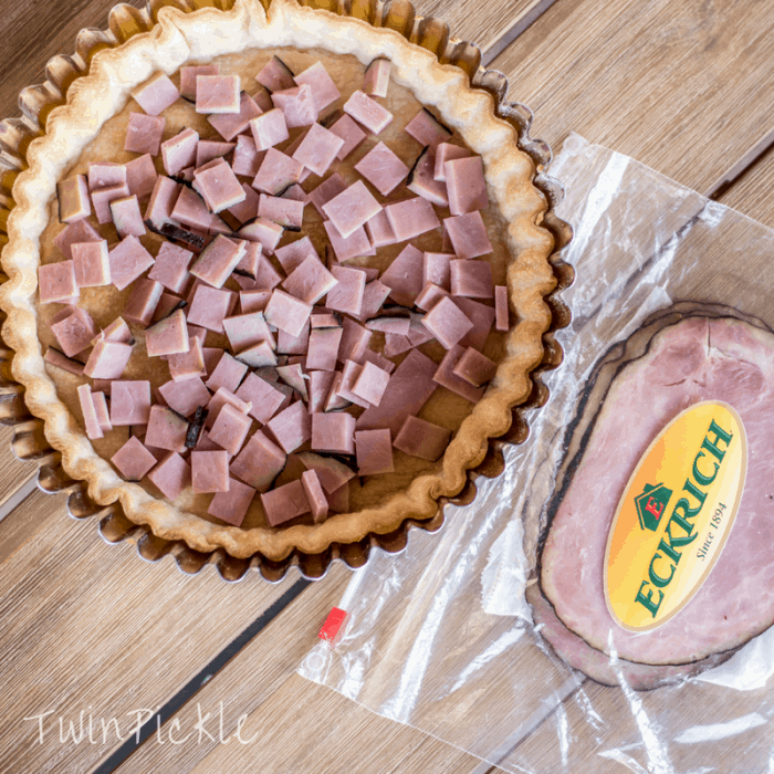 Simple Family Friendly Ham & Pea Quiche Crust