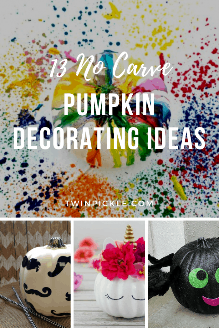 13 No Carve Pumpkin Decorating Ideas