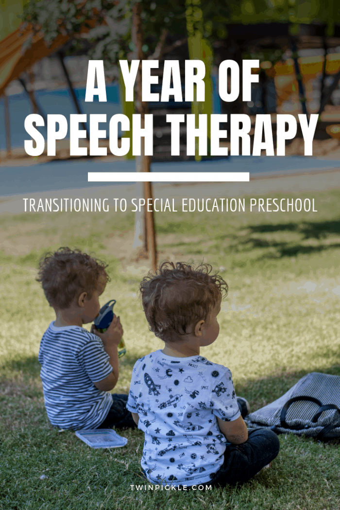 A Year of Speech Therapy Transitioning to Special Education Preschool