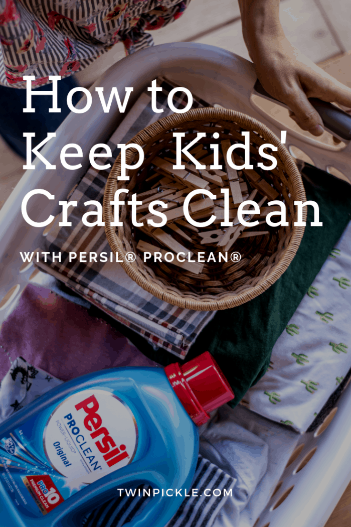 How to Keep Kids Crafts Clean with Persil Proclean Detergent and Powertabs