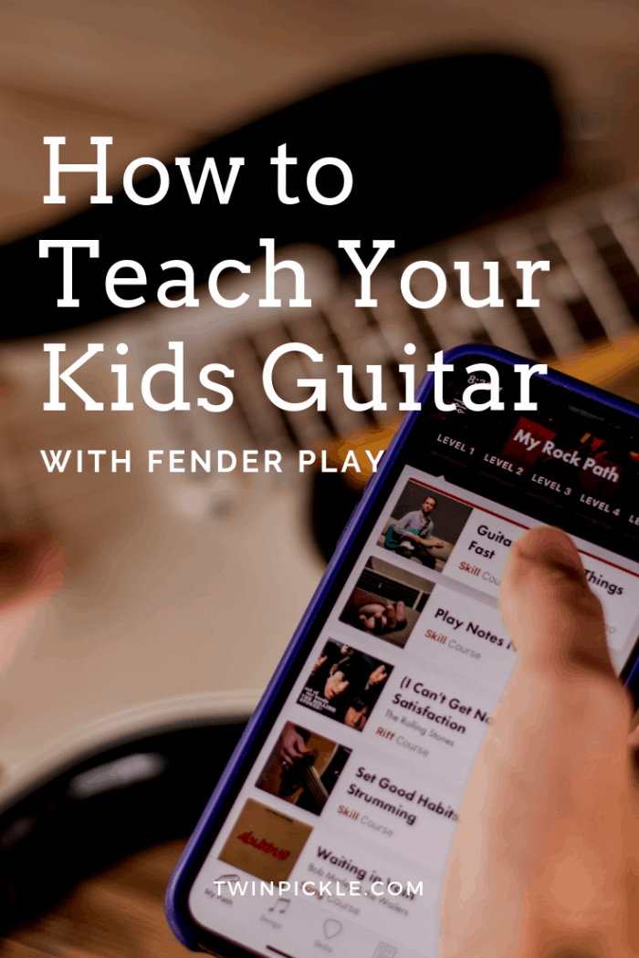 How to Teach Kids guitar with Fender Play