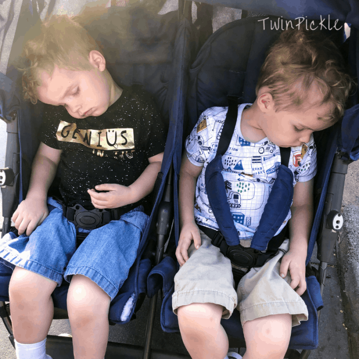 Napping in the Stroller at Disney