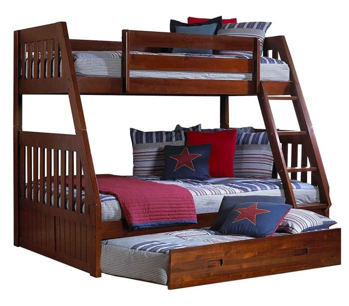 Twin over Full Bunk Bed with Trundle