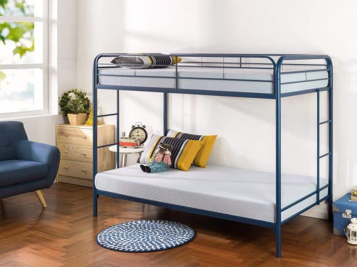 Zinus twin over twin shop bunk bed