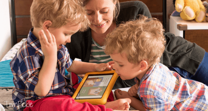 Learning to read with Amazon Fire Kids Edition Reading Month