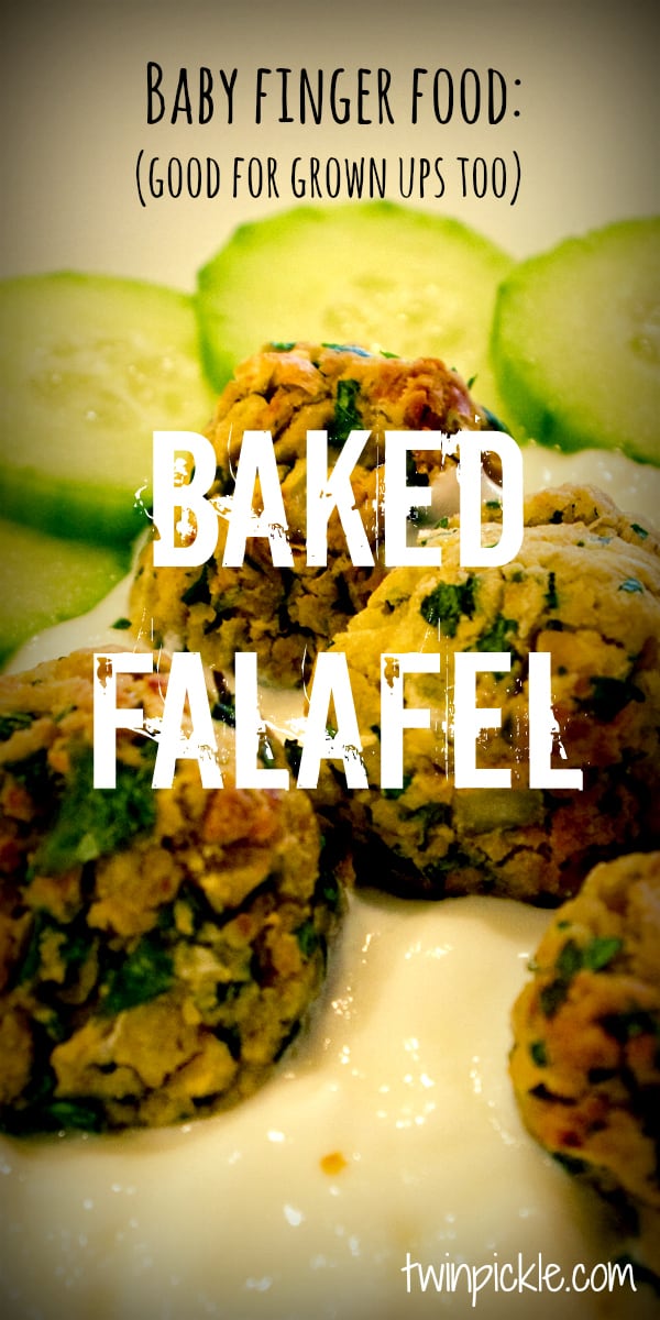 Baby Finger Food Baked Baby Falafel Twin Pickle