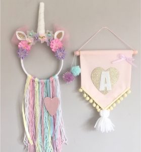 unicorn dreamcatcher art