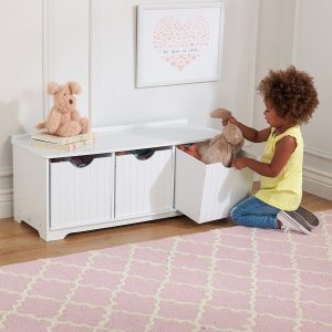 kids storage bench