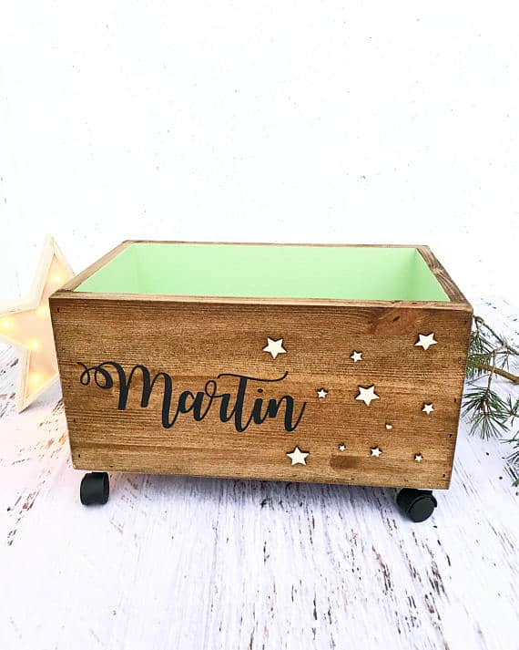 wooden toy box