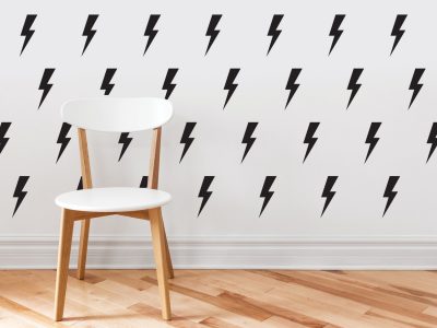 lightning bolt decals