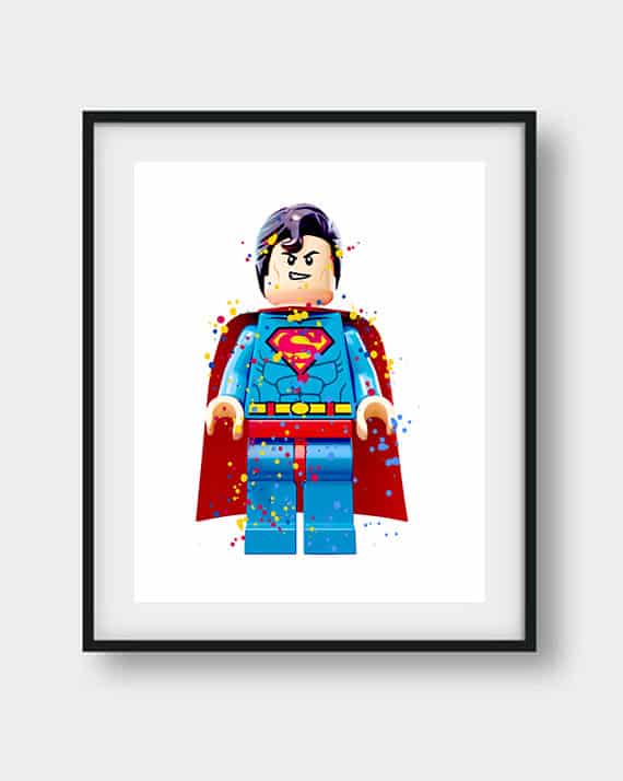 LEGO superman print