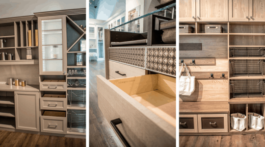 California Closets Pantry Mudroom Drawers