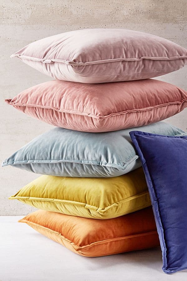 UO Velvet Throw Pillow