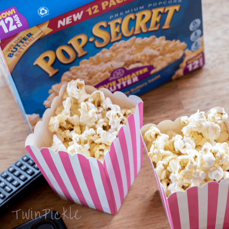 Mom:daughter time with pop secret popcorn