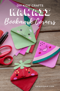 DIY Kawaii Bookmark Corners SImple Kid Crafts