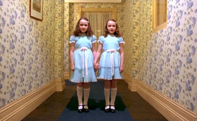 Holloween costumes for twins the shining