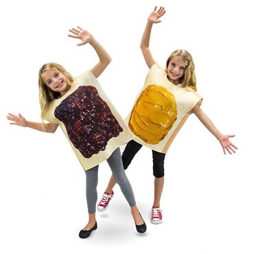 Peanut Butter Jelly Halloween Costumes for Twins