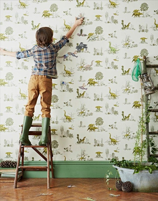Magnetic Dino Wallpaper Etsy