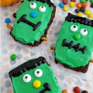 Frankenstein-Brownies