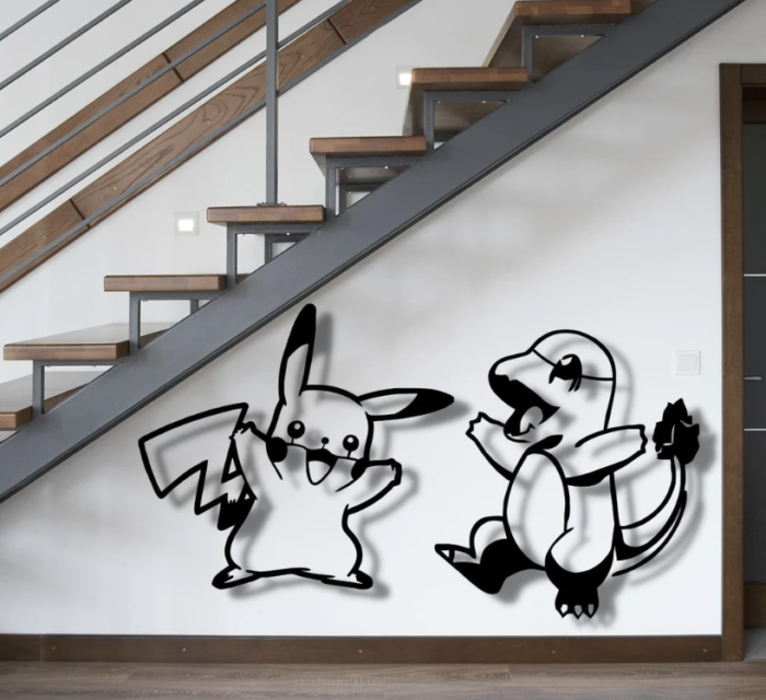 Pokemon Wooden Wall Art