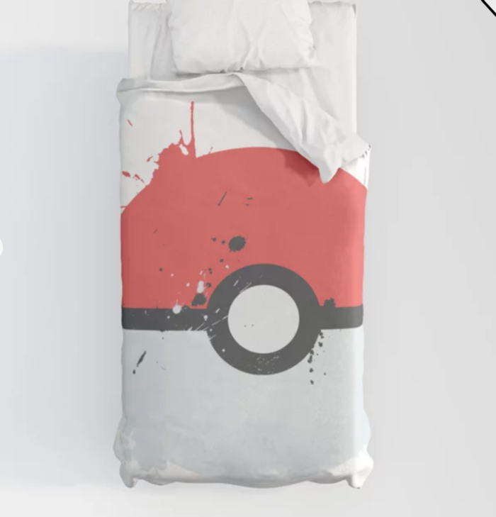 Splatter Pokeball Duvet Set